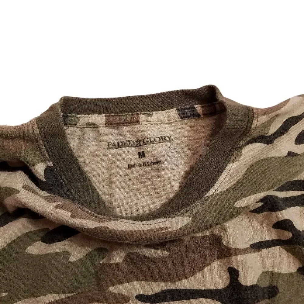 Faded Glory camouflage shirt M